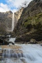 Waterfalls at Nervion river, Delika Canyon, Basque Country, Spain