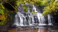 Waterfalls, New Zealand Royalty Free Stock Photo