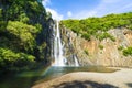 The waterfalls of Niagara Cascade situated in north of La Reunion Island Royalty Free Stock Photo