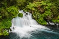 Waterfalls of Ojos del Caburgua, Chile Royalty Free Stock Photo