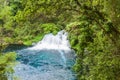 Waterfalls of Ojos del Caburgua, Chile Royalty Free Stock Photo