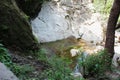 Waterfalls of Petra Boeotia Greece Royalty Free Stock Photo