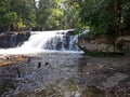 Waterfalls at Phnom Kulen National Park Royalty Free Stock Photo