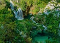 Waterfalls of Plitvice Lakes National Park Royalty Free Stock Photo
