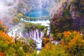 Waterfalls, Plitvice National Park, Croatia Royalty Free Stock Photo