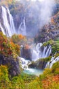 Waterfalls, Plitvice National Park, Croatia Royalty Free Stock Photo