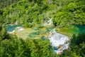Waterfalls and pools at Krka national park Royalty Free Stock Photo