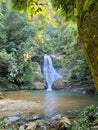 Waterfalls of pure water at La Danta Royalty Free Stock Photo