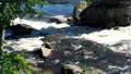 Waterfalls in Quebec Laurentians area