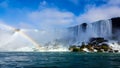 Waterfalls Rainbow Landscapes Niagara Falls , Toronto Royalty Free Stock Photo