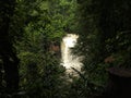 Waterfalls in the rainy season