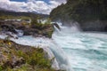 Waterfalls and rapids of Petrohue in the lake region of Chile, i
