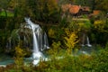 Waterfalls in Rastoke, Croatia Royalty Free Stock Photo