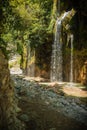 Waterfalls on the river Krikiliotis at Panta Vrexei in Evritania, Greece