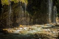 Waterfalls on the river Krikiliotis at Panta Vrexei in Evritania, Greece