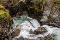 Waterfalls and river at Little Qualicum Falls Provincial Park, B.C Royalty Free Stock Photo