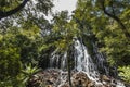 Waterfalls and river in Valle de Bravo Royalty Free Stock Photo