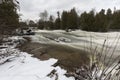 Waterfalls at Sauble Falls Provincial Park