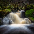 Waterfalls on a small brook Royalty Free Stock Photo