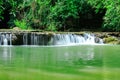 Waterfalls in small nature in the forests Royalty Free Stock Photo