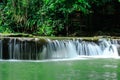 Waterfalls in small nature in the forests Royalty Free Stock Photo