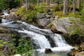 Waterfalls of Studeny potok in High Tatras, Slovakia