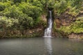 Waterfalls in Vallee des Couleurs in Mauritius. National Park Cascades Royalty Free Stock Photo