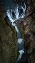 White River Falls Oregon Sunset Desert Waterfalls Royalty Free Stock Photo