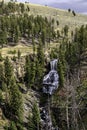 Waterfalls Yellowstone National Park Royalty Free Stock Photo