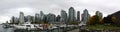 Waterfont panorama Vancouver, BC, Canada Royalty Free Stock Photo