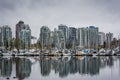 Waterfont in Vancouver, BC, Canada Royalty Free Stock Photo