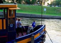 Waterford, NY, USA - September 2016. Vintage tugboat festival at