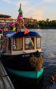 Waterford, NY, USA - September 2016. Vintage tugboat festival at