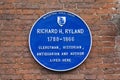 Richard H Ryland Plaque in Waterford Royalty Free Stock Photo