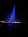 Waterfountain in the night