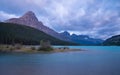 Waterfowl Lake, Banff National Park, Icefield Parkway, Alberta, Canada Royalty Free Stock Photo