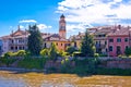 Waterfront of Adige river in Verona view