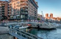 The waterfront of Aker Brygge in Oslo, Norway, on a sunny afternoon Royalty Free Stock Photo
