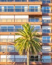 Waterfront Apartment Buildings, Montevideo, Uruguay Royalty Free Stock Photo