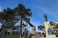 Waterfront at the Black Sea in Constanta City ,Romania Royalty Free Stock Photo