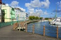 Waterfront in Bridgetown - Barbados Royalty Free Stock Photo