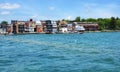 Waterfront buildings on the Skaneateles Lake