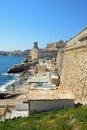 Waterfront buildings, Valletta.