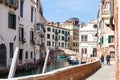 Waterfront of canal Rio del la Pleta in Venice