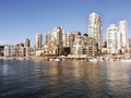 Waterfront Condos at False Creek Royalty Free Stock Photo