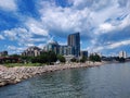 Waterfront at Downtown Burlington in Canada