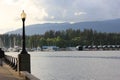 Waterfront in downtown Vancouver, British Columbia, Canada Royalty Free Stock Photo