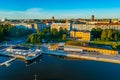 Waterfront of Finnish town Vaasa