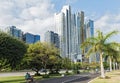 Waterfront in front of the skyline, panama city