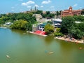 Georgetown Waterfront Across the Potomac Royalty Free Stock Photo